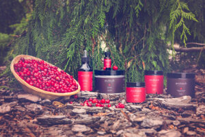 Peeling solny do ciała Żurawina (300ml)