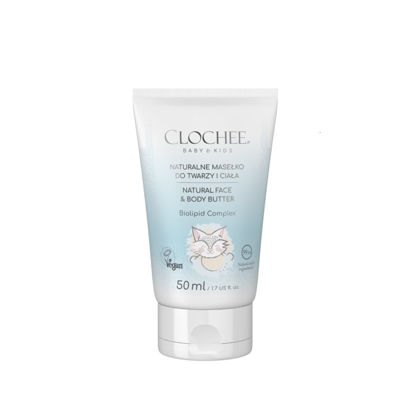Clochee Masełko do twarzy i ciała dla dzieci 50ml