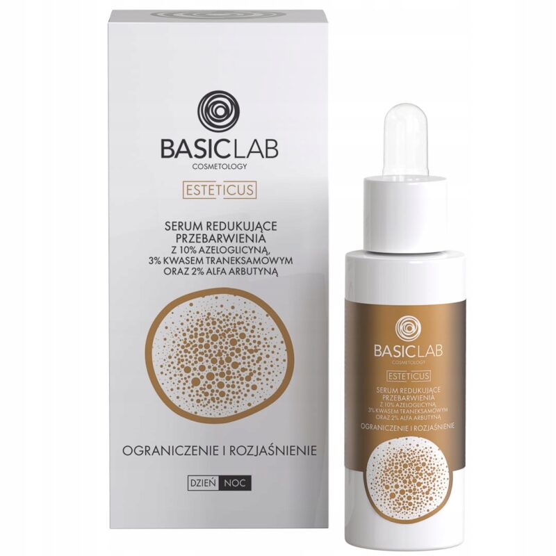 BASICLAB Serum redukujące przebarwienia ograniczenie i rozjaśnienie 30ml