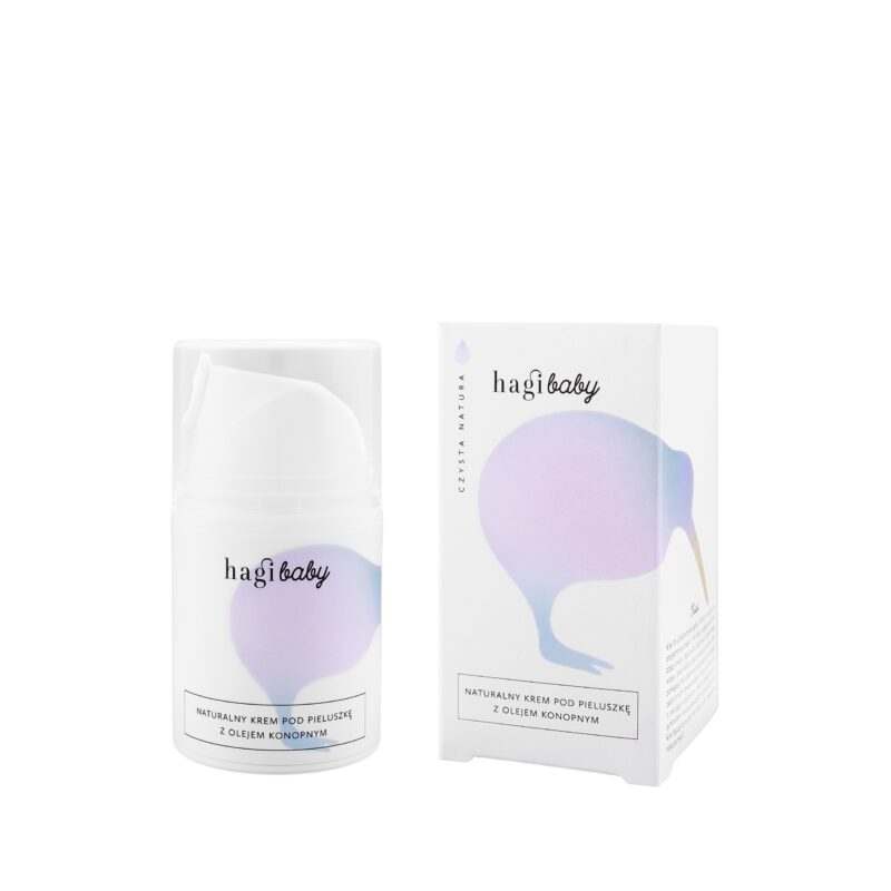 Naturalny krem pod pieluszkę z olejem konopnym 50ml