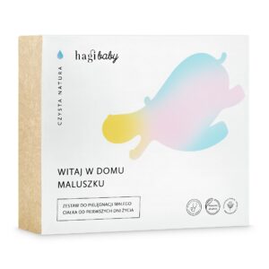 HAGI ZESTAW DO PIELĘGNACJI CIAŁA OD 1. DNI ŻYCIA