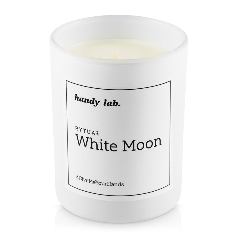 HANDY LAB. Świeca sojowa White Moon 200g