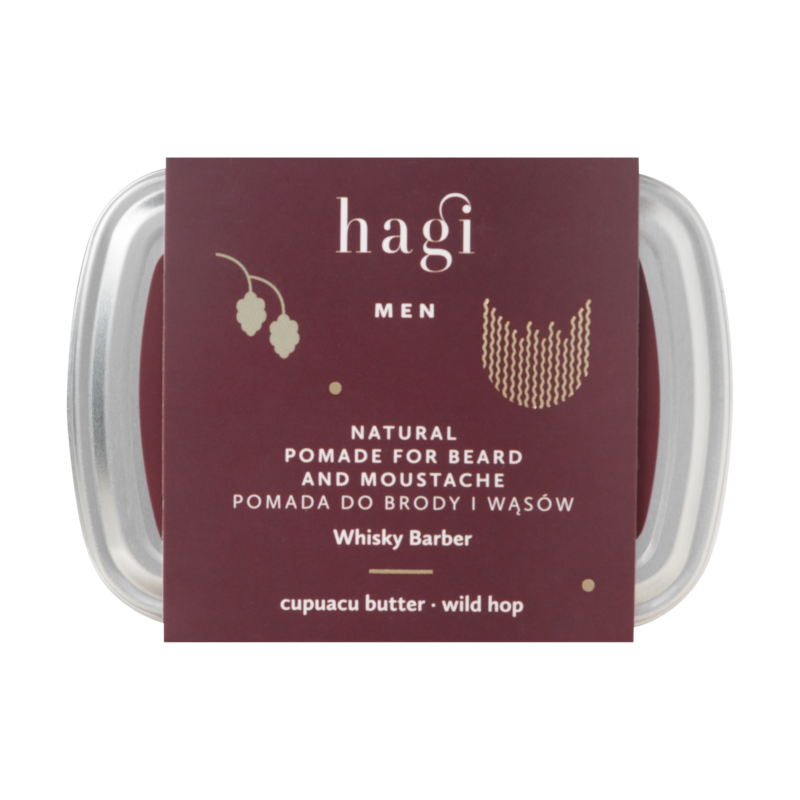 HAGI POMADA DO BRODY I WĄSÓW WHISKY BARBER 70ml
