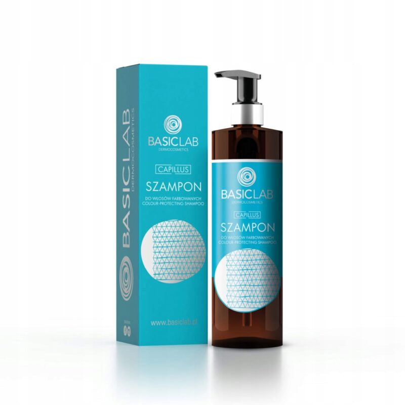 BASICLAB Szampon do włosów farbowanych 300ml