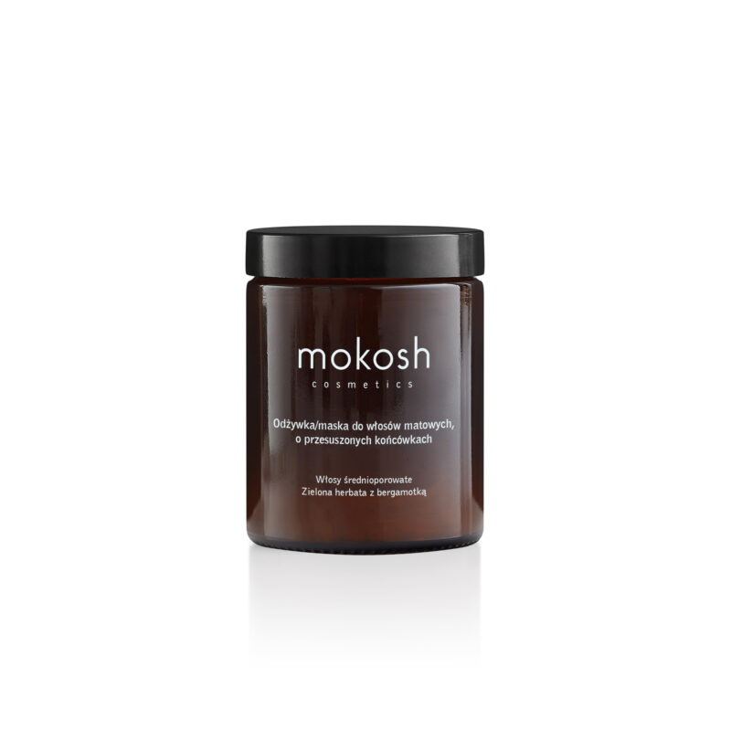 MOKOSH Odżywka/maska do włosów matowych, o przesuszonych końcówkach – ZIELONA HERBATA Z BERGAMOTKĄ 180ml
