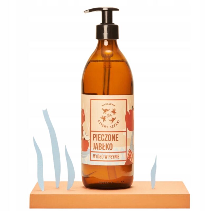 4SZPAKI Mydło w płynie pieczone jabłko 500ml