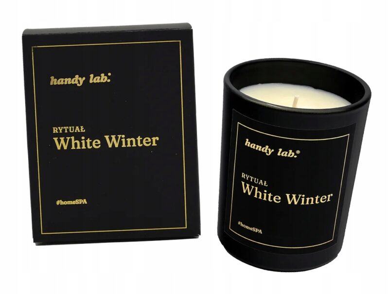 HANDY LAB. Świeca sojowa White Winter