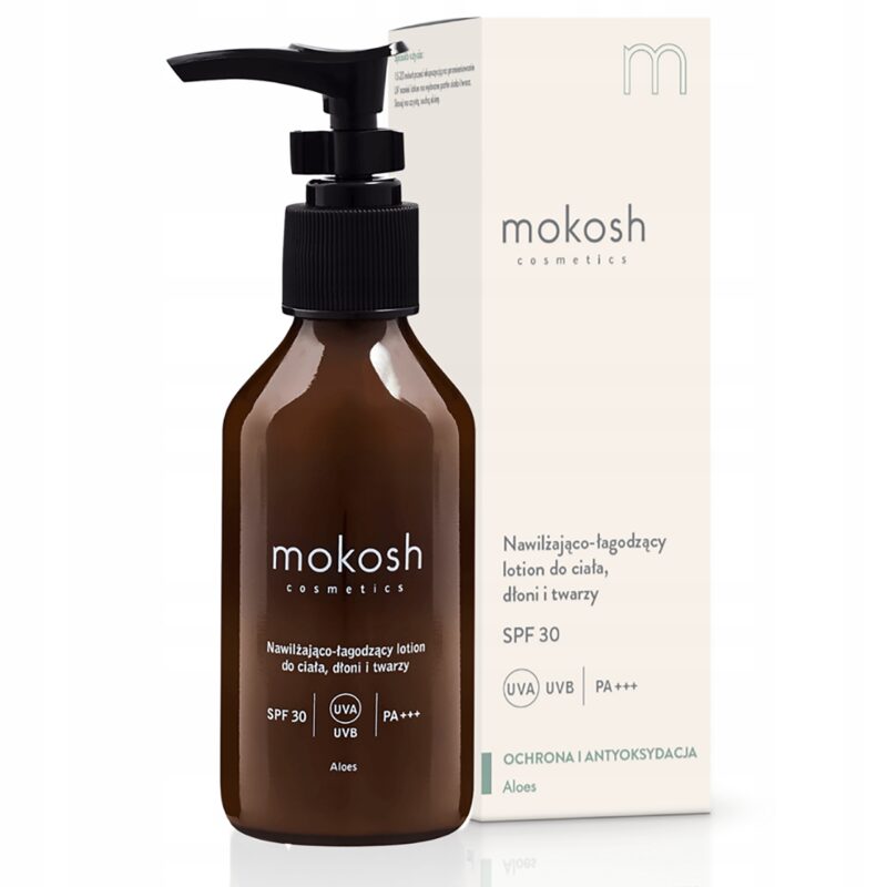 MOKOSH Nawilżająco-łagodzący lotion do ciała, dłoni i twarzy SPF 30 100 ml