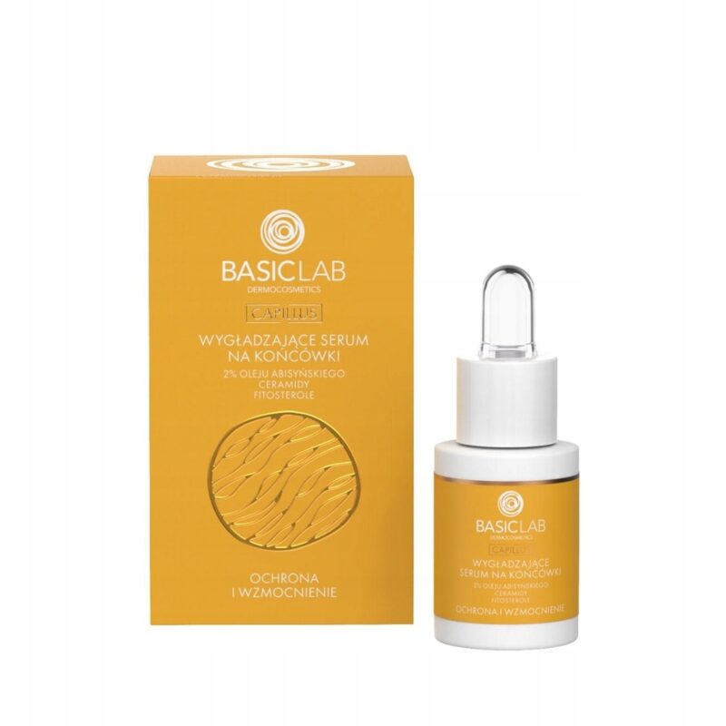BASICLAB Wygładzające serum na końcówki włosów 15 ml