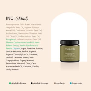 MOKOSH Masło do Ciała „Kardamon z Wanilią” 120 ml