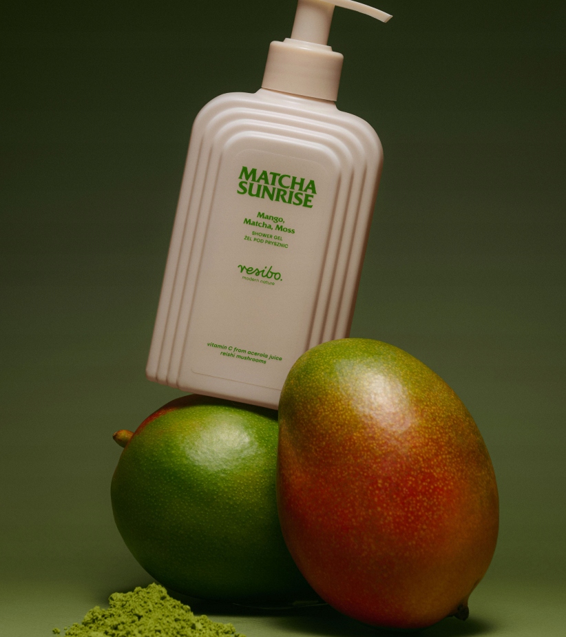 RESIBO MATCHA SUNRISE żel pod prysznic mango matcha 350 ml