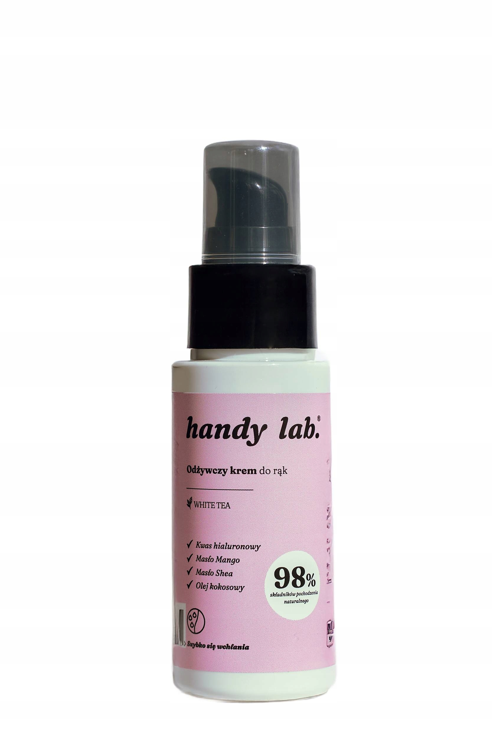 HANDY LAB. Odżywczy krem do rąk White Tea 50ml