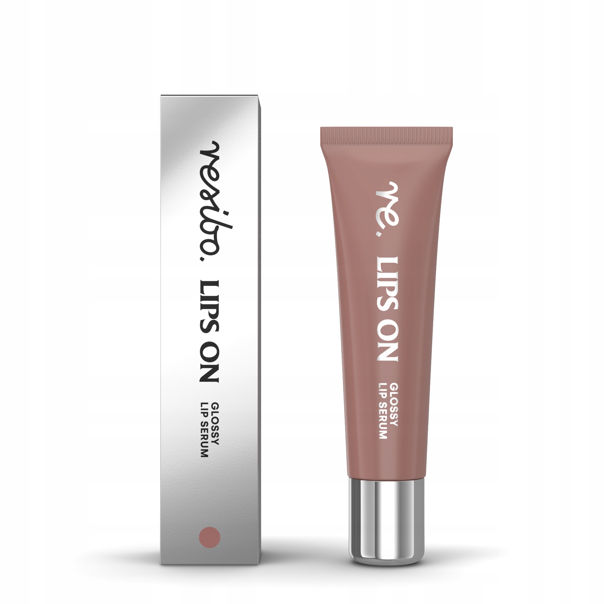 Resibo LIPS ON Glossy Lip Serum Błyszczyk do ust Caramel Nude 10ml